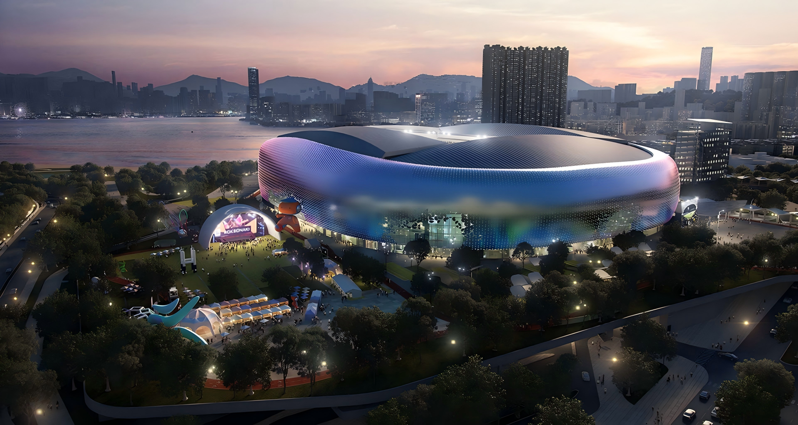 維港雙鑽 會所設施 3.2萬平方英尺 海景泳池